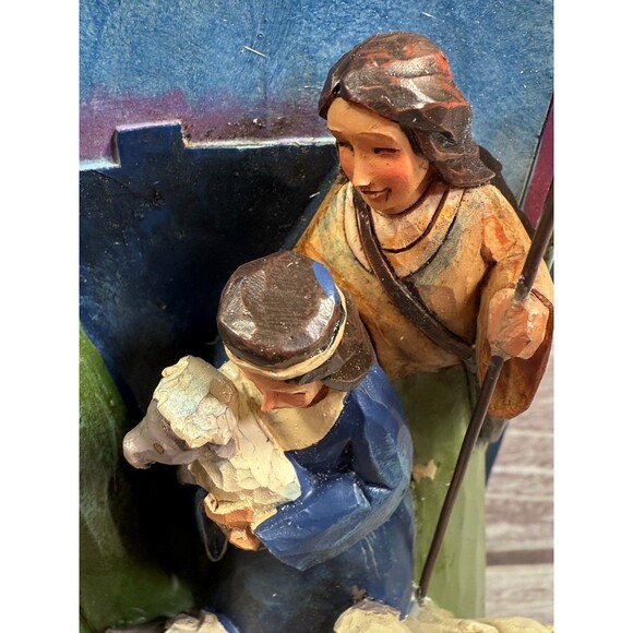 Jim Shore 2014 "The Nativity Story" Storybook Bethlehem Christmas NIB RETIRED - Picture 11 of 17